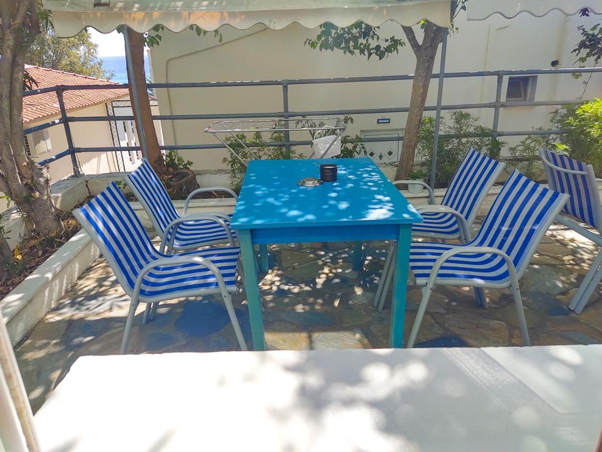 Ellinas Hotel Hriszí Amudiá Kültér fotó
