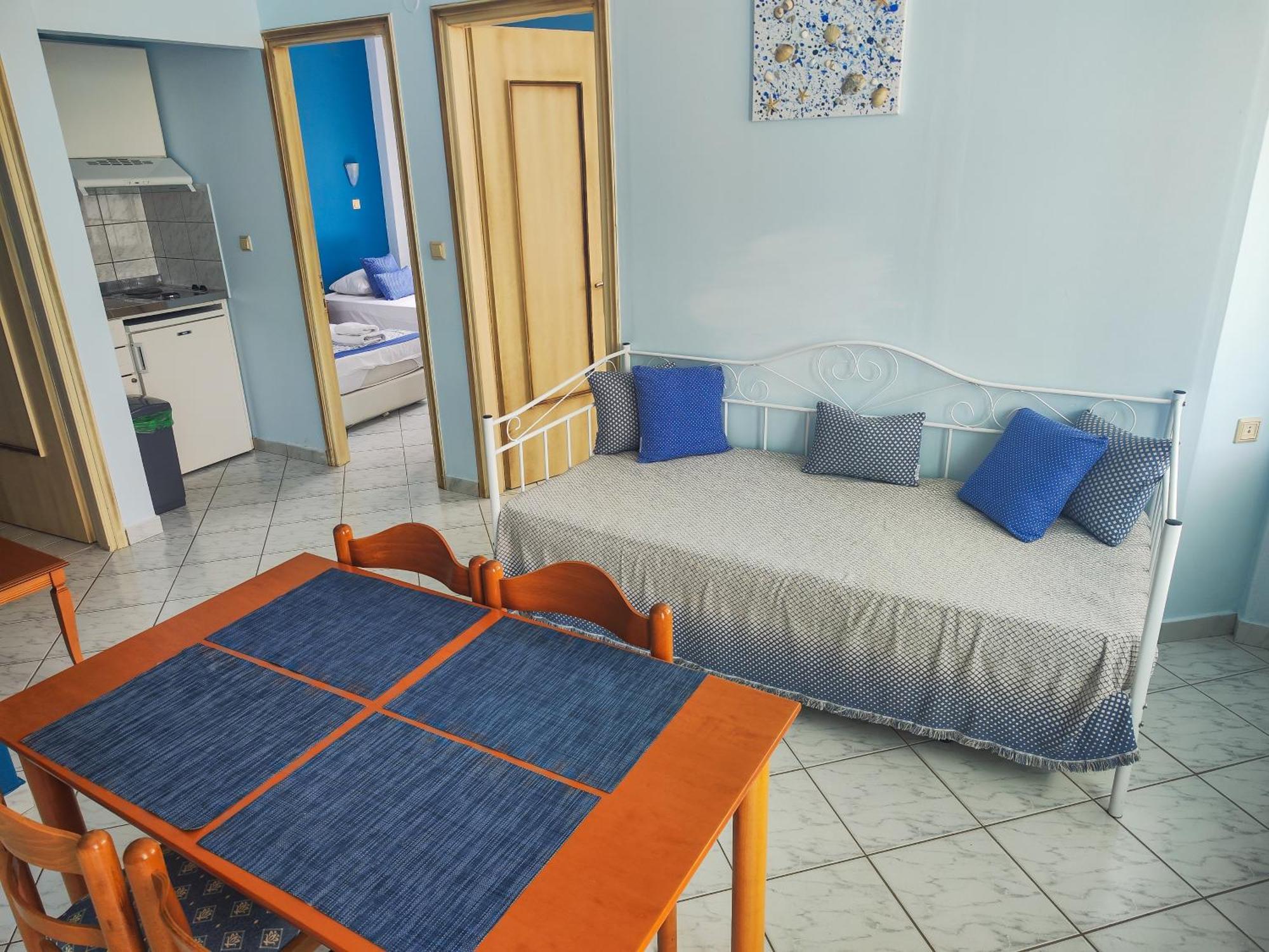 Ellinas Hotel Hriszí Amudiá Kültér fotó